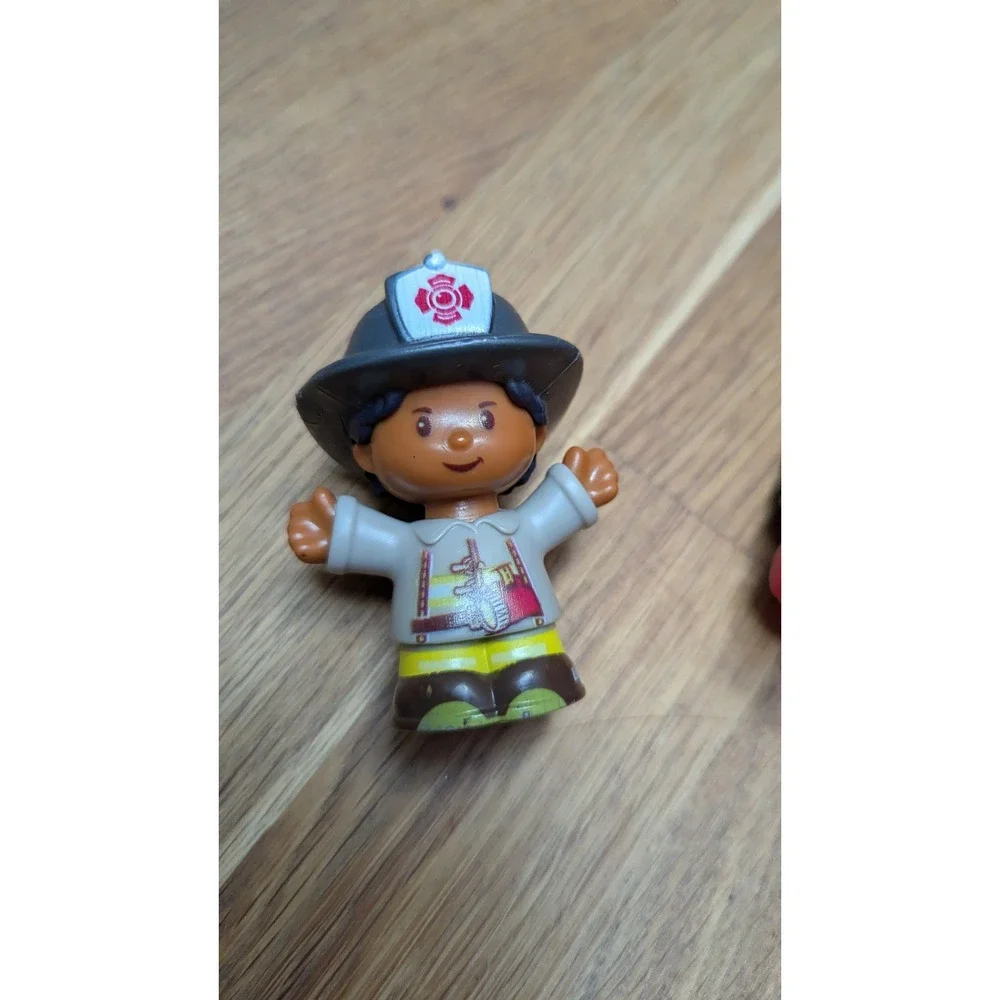 Fisher-Price Little People Fire Truck Female AA or Hispanic Firefighter Figure